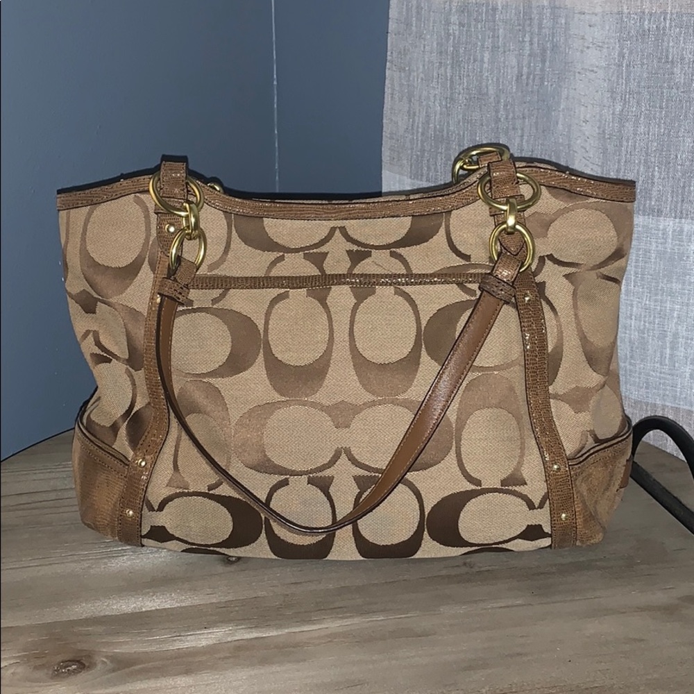 Coach Alexandra Chain Signature Tote (Used)
